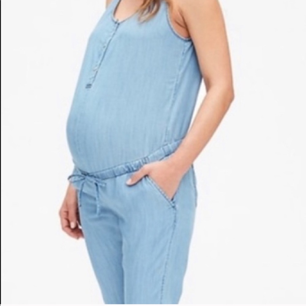 GAP maternity denim jumper
